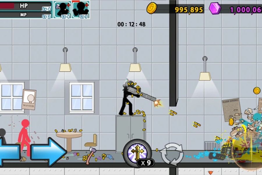 Vô hạn tiền và kim cương trong Anger of Stick 5 Hack