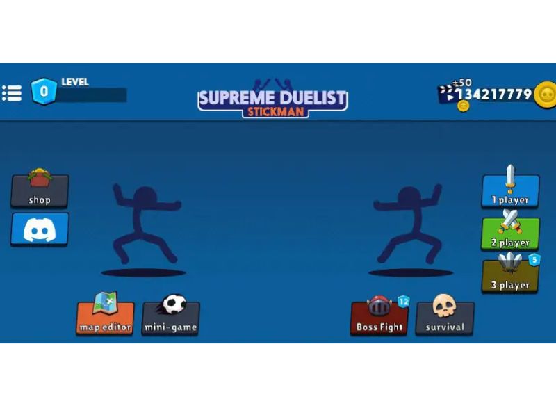 Tính Năng Nổi Bật Của Hack Supreme Duelist Stickman