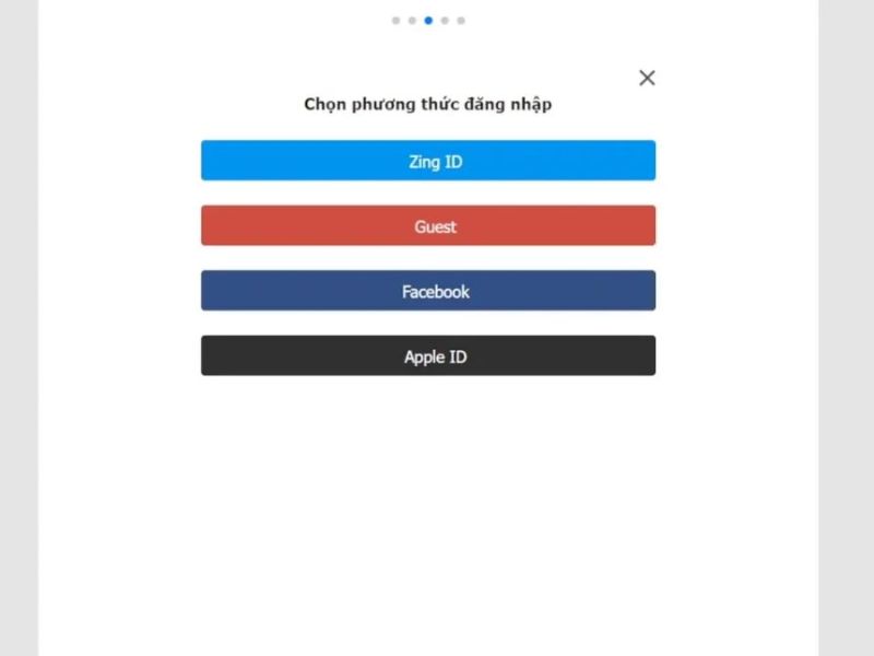 Bước 1: Truy cập vào trang chủ Play Together của VNG và đăng nhập vào tài khoản game của bạn.