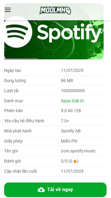 Hướng Dẫn Tải Và Cài Đặt Spotify Mod