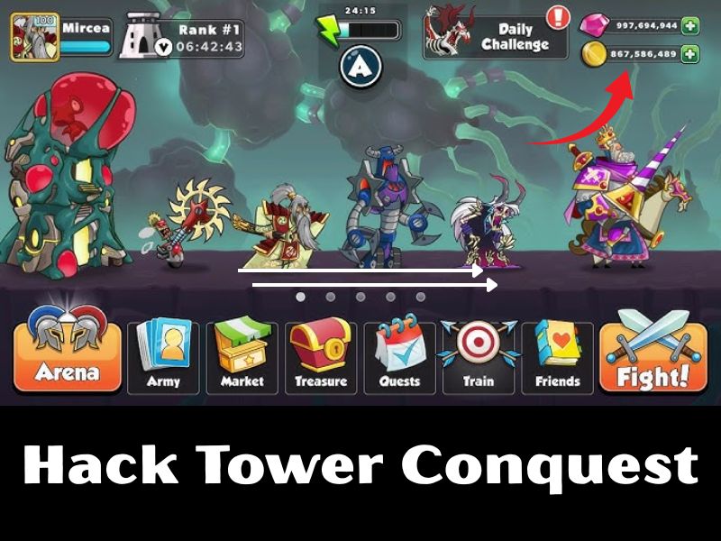 Những Tính Năng Nổi Bật Của Phiên Bản Hack Tower Conquest MOD APK
