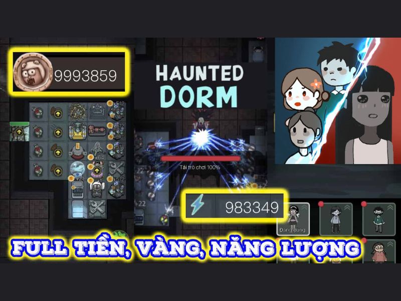 NhữngTính Năng Nổi Bật Có Trong Phiên Bản Haunted Dorm Hack 
