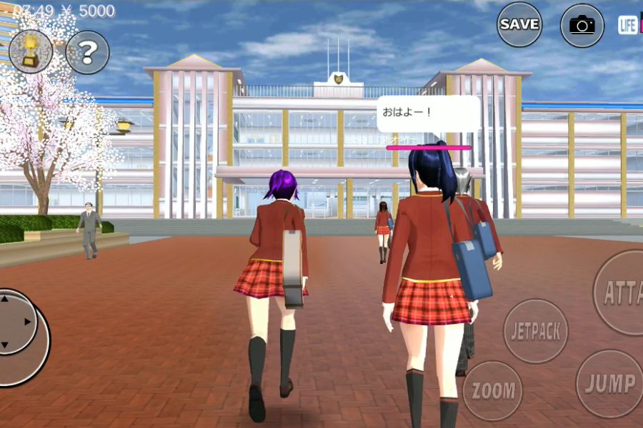Banner Sakura School Simulator Mod Apk