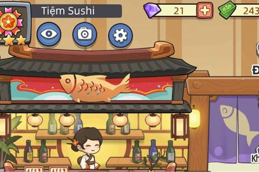 Banner hack Tiệm Sushi Mơ Ước