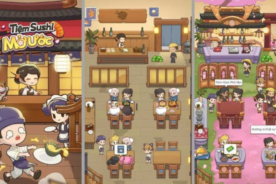 Banner hack Tiệm Sushi Mơ Ước