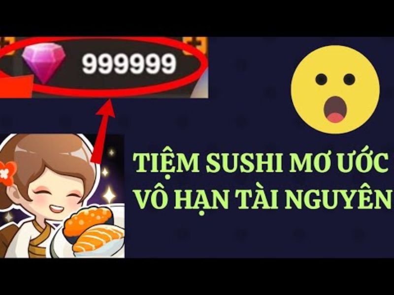 Những Điểm Nâng Cấp Trong Hack Tiệm Sushi Mơ Ước