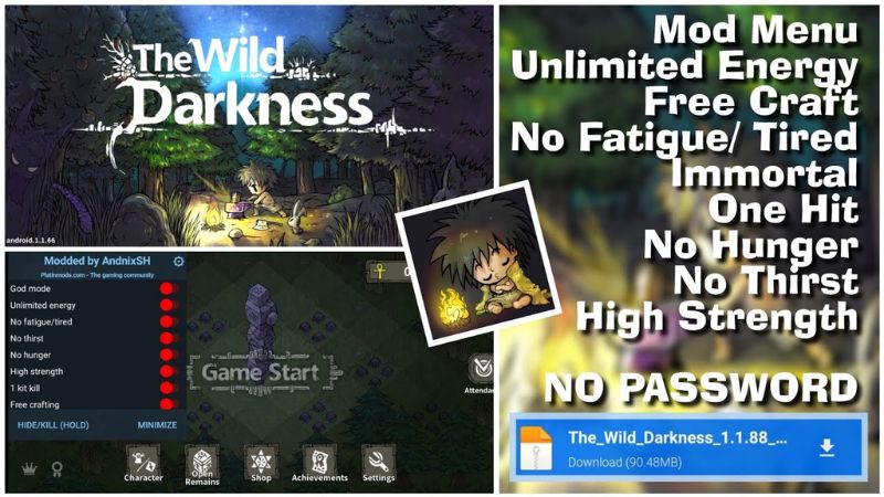 Những Tính Năng Nổi Bật Của The Wild Darkness Mod APK 1.3.58