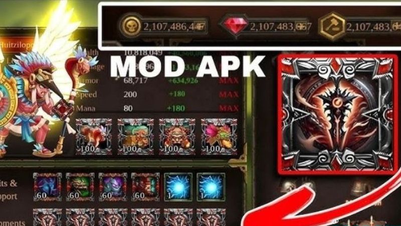 Tính Năng Nổi Bật Trong Hack Epic Heroes War