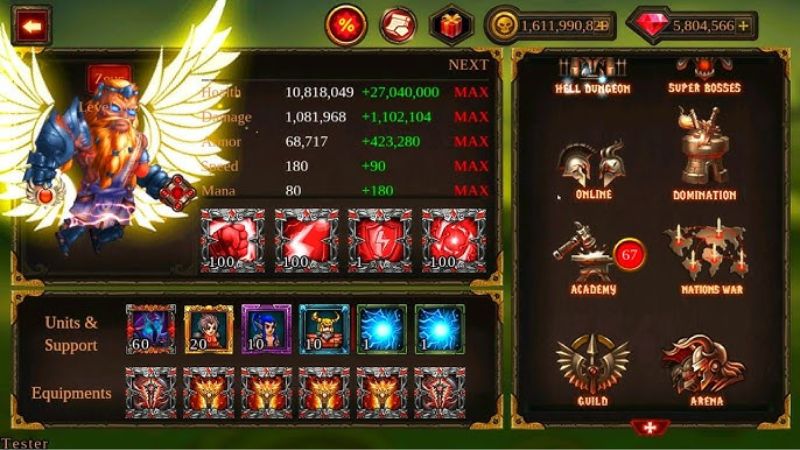 Tiến Trình Phát Triển Cuốn Hút Trong Hack Epic Heroes War