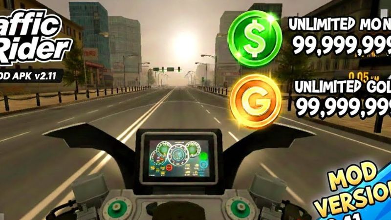 Tính Năng Nổi Bật Trong Traffic Rider Mod Apk