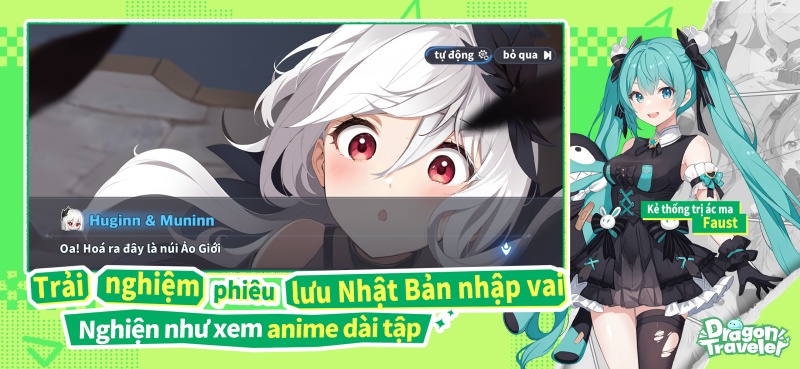 Tạo hình anime kết hợp nhân vật chibi