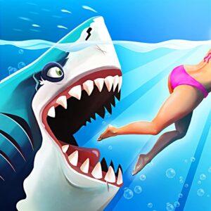 Tải Hack Hungry Shark World MOD APK (Vô Hạn Tiền, Kim Cương) v8.1.1