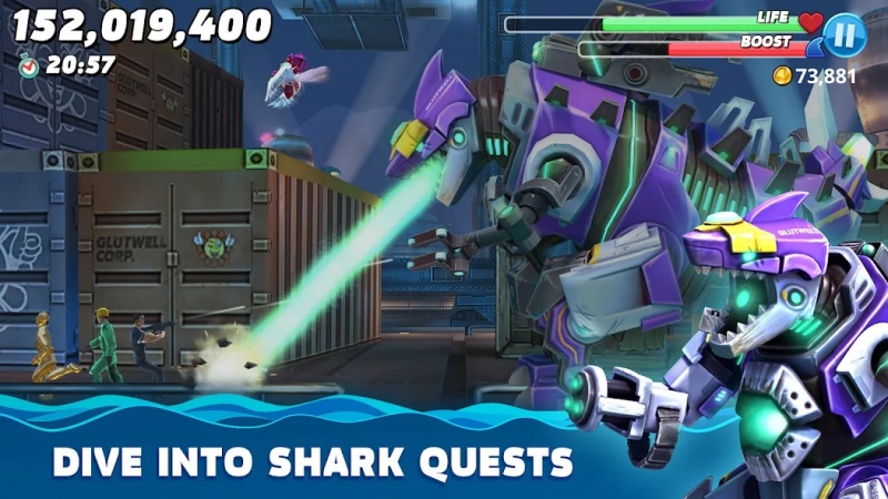 Hack Hungry Shark World